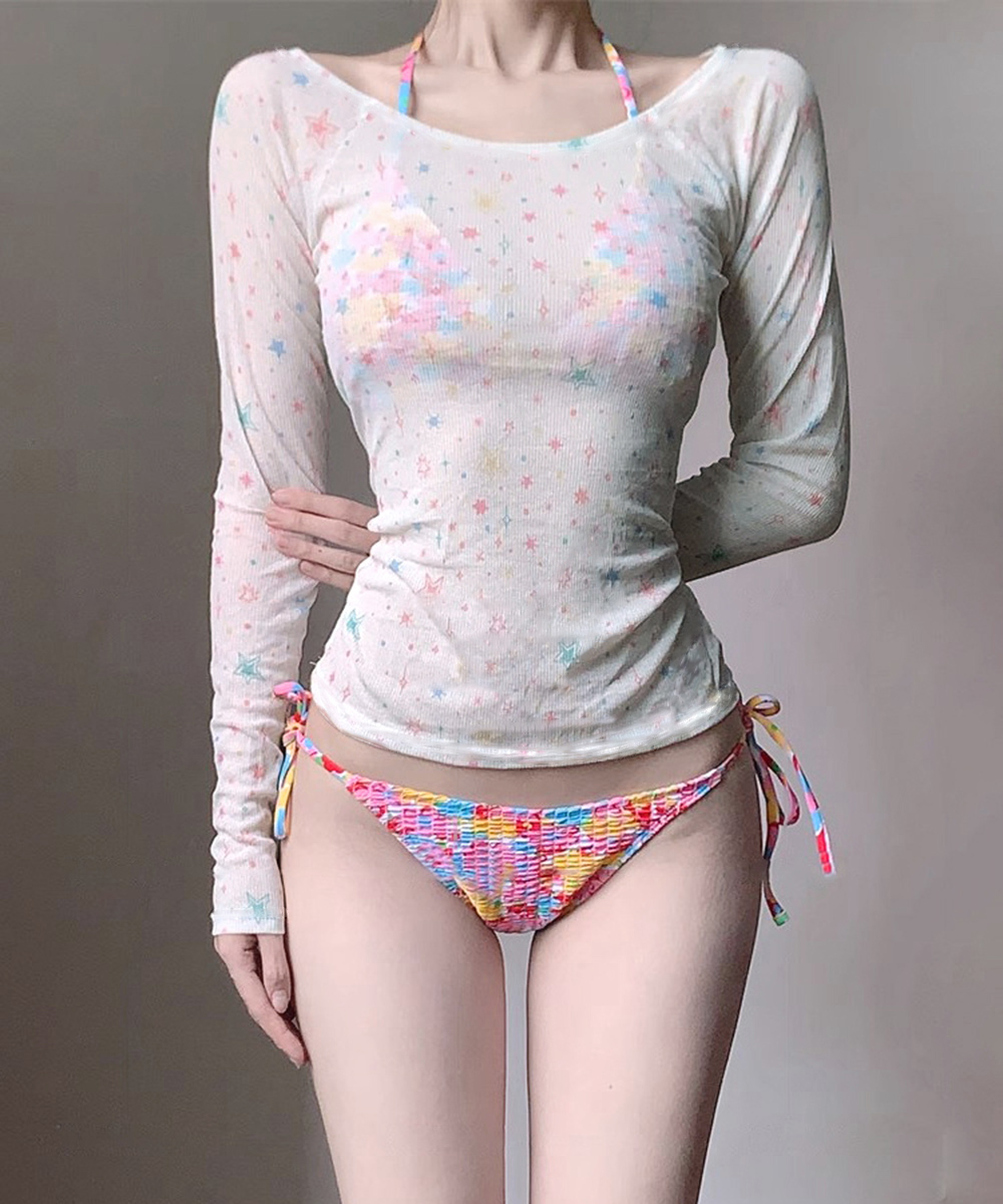 miniministore（ミニミニストア） 花柄 ビキニ 4点セット セパレート