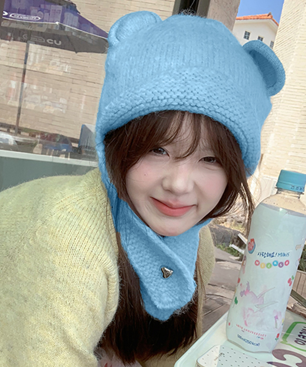 miniministore（ミニミニストア） くま耳ニット帽 レディース 韓国風