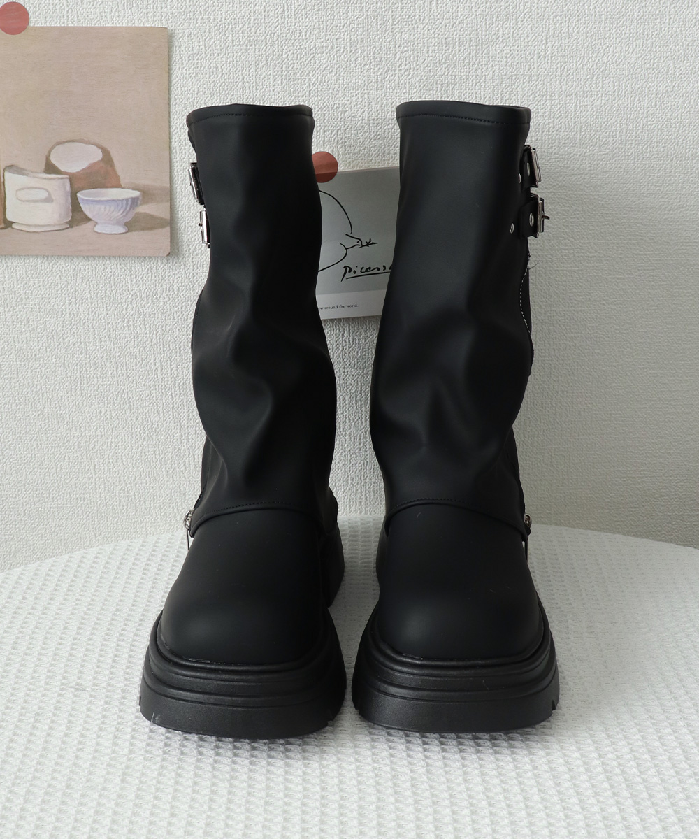 miniministore（ミニミニストア） エンジニアブーツ ルーズシルエット