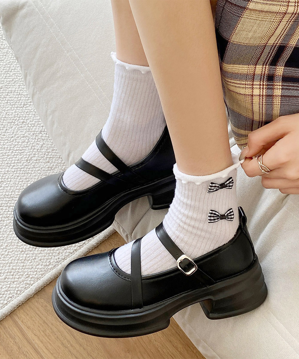 ［極美品］厚底ローファー miniministore（ミニミニストア） 厚底ローファー レディース 美脚