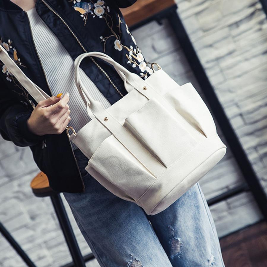 トートバッグ レディース キャンバス ショルダーバッグ レディース 斜めがけ 2wayバッグ|miniministore|15