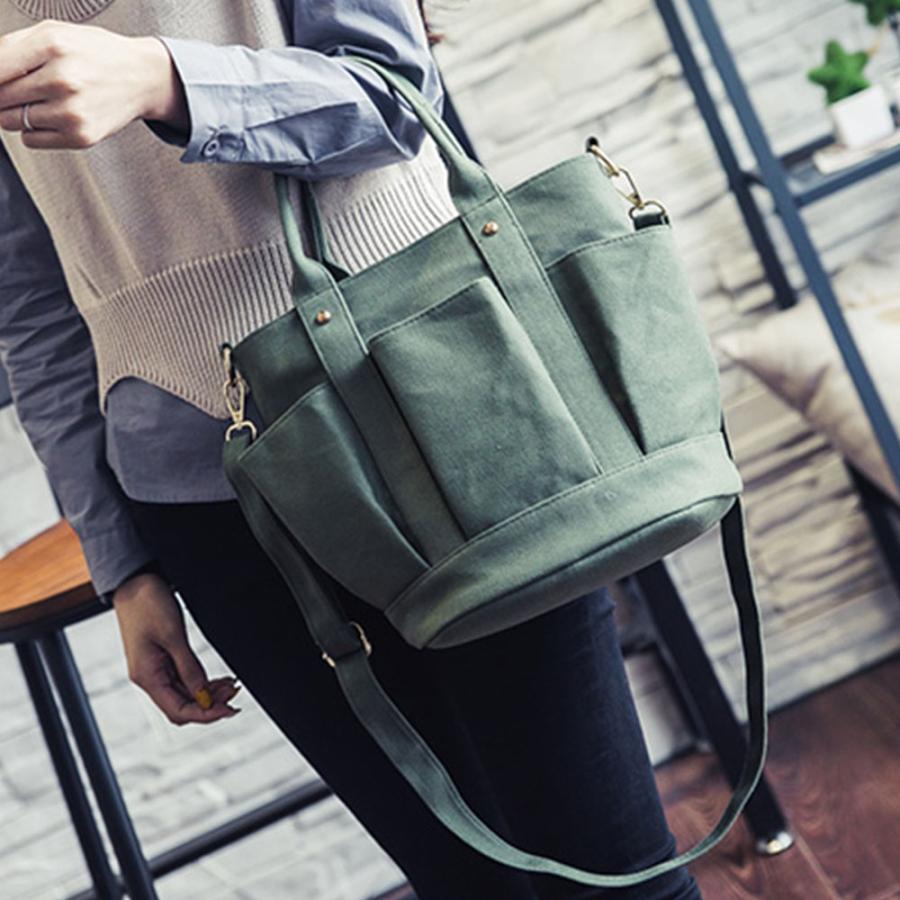 トートバッグ レディース キャンバス ショルダーバッグ レディース 斜めがけ 2wayバッグ|miniministore|16