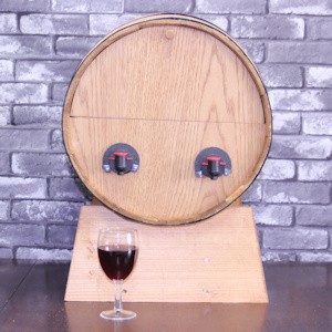 樽型サーバー（ボックスワイン用）ヨコ型穴2 : 天使のミニ樽アイリー