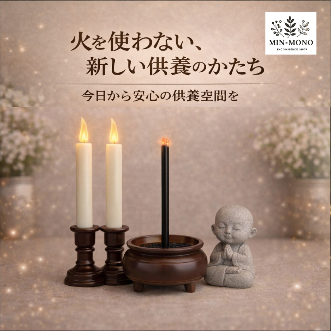 ろうそく立て LED セット 仏具