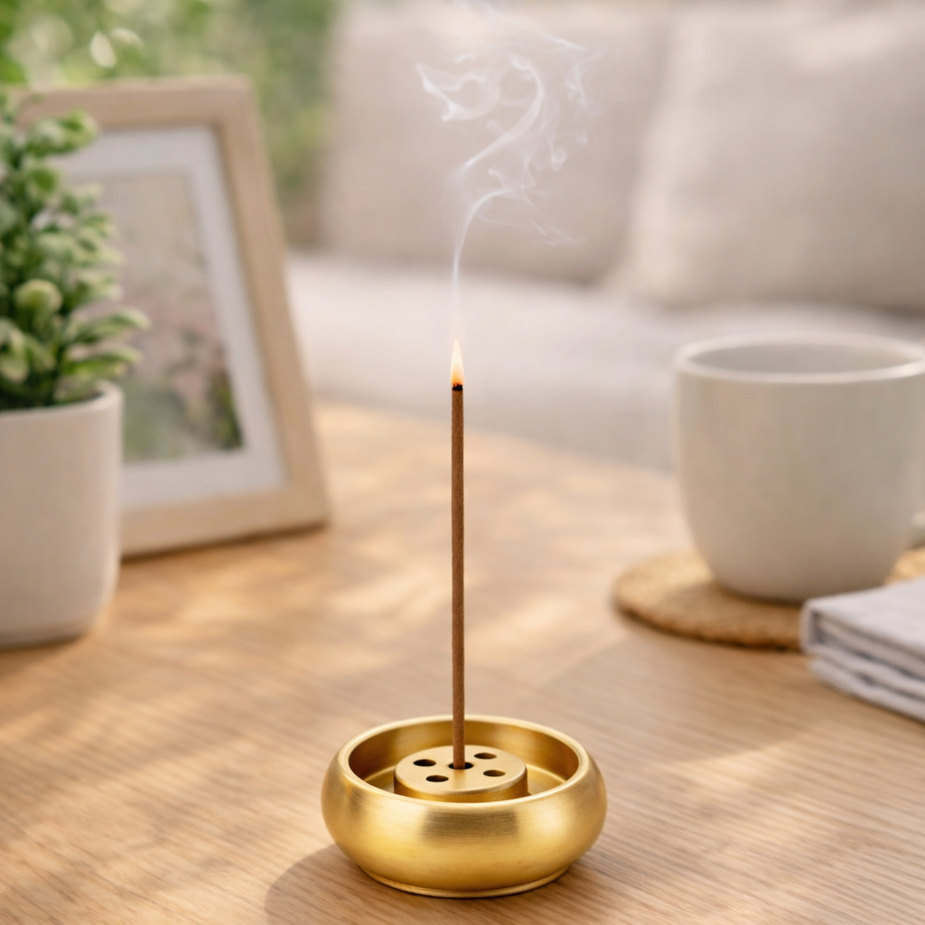 ミニお線香立て 真鍮
