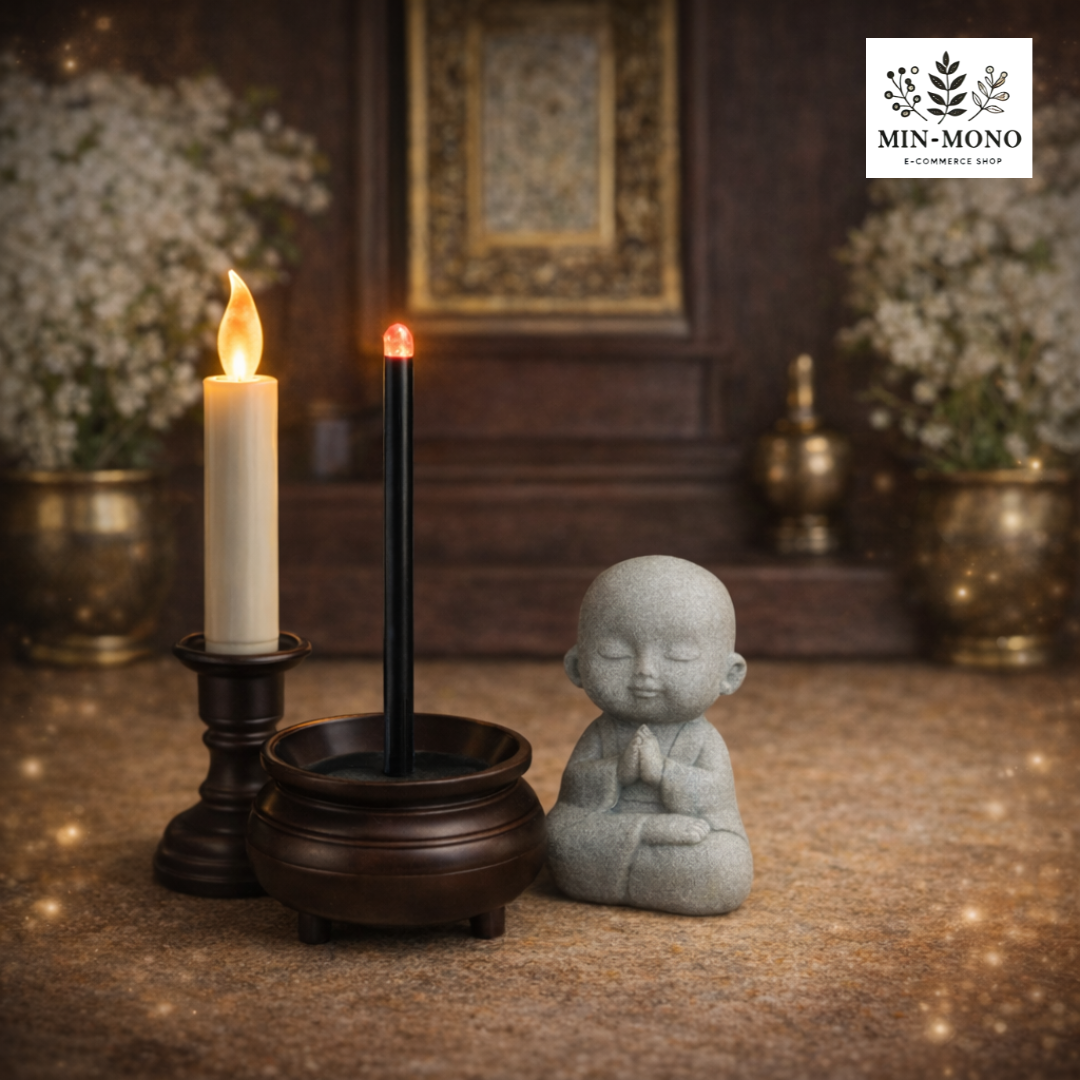 LED線香立てセット