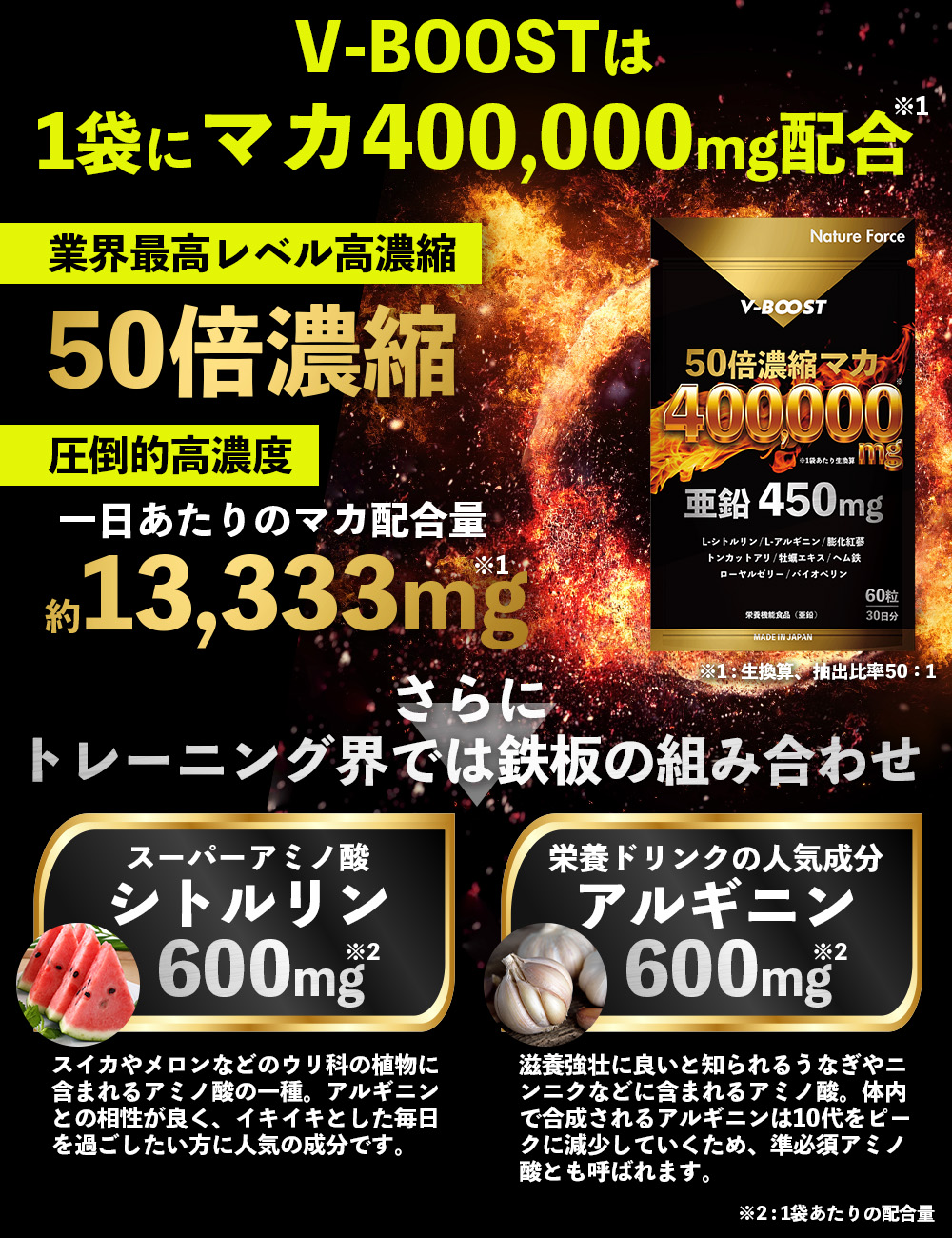 Nature Force（ネイチャーフォース） クーポン有 薬剤師監修 マカ 40万