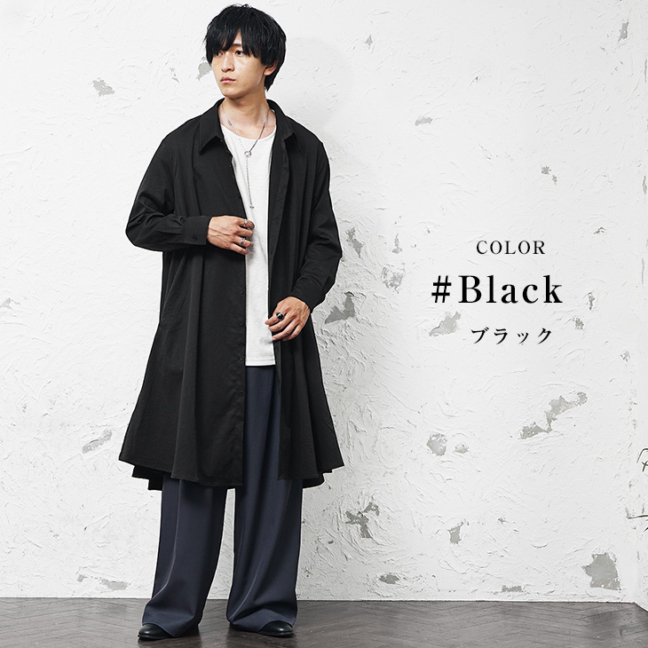 MinoriTY（マイノリティ） オーバーサイズ シャツ 長袖 メンズ ロング