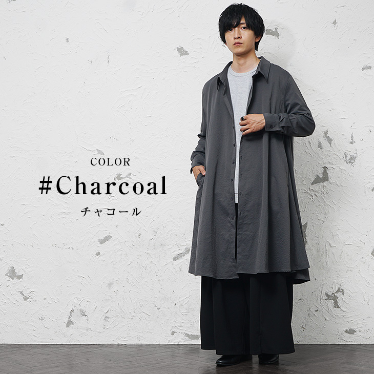 MinoriTY（マイノリティ） オーバーサイズ シャツ 長袖 メンズ ロング