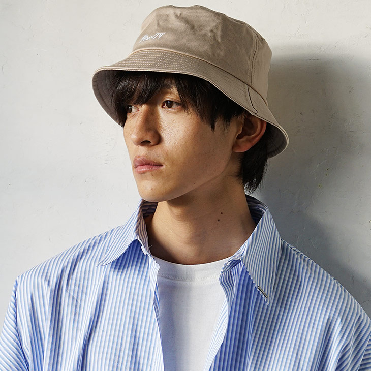 MinoriTY バケットハット メンズ おしゃれ ロゴ サファリハット