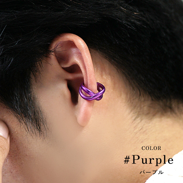 MEJURI Duet Mixed イヤーカフ 片耳 関税送料込 Gold Vermeil & Sterling Silver Duet Mixed Ear Cuff - Stylish