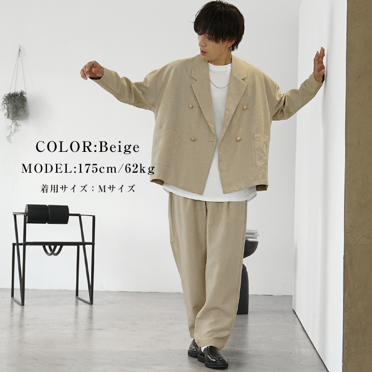 MinoriTY ワイドパンツ メンズ テーパードパンツ セミワイド