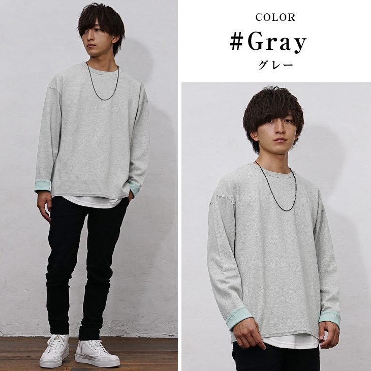 アルコサイト 限定ロンT MinoriTY オーバーサイズ 長袖tシャツ メンズ ビッグシルエット