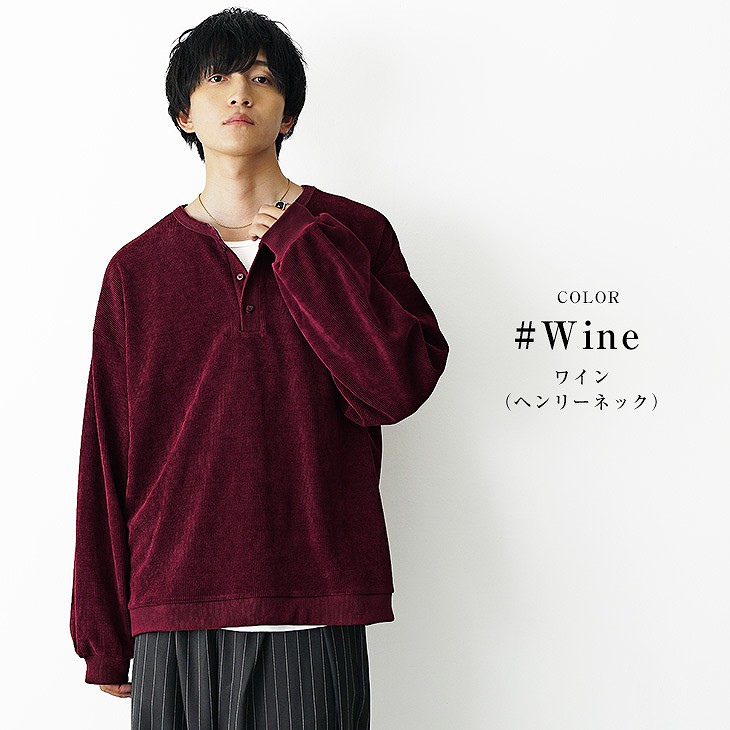 MinoriTY（マイノリティ） オーバーサイズ Tシャツ メンズ ヘンリー