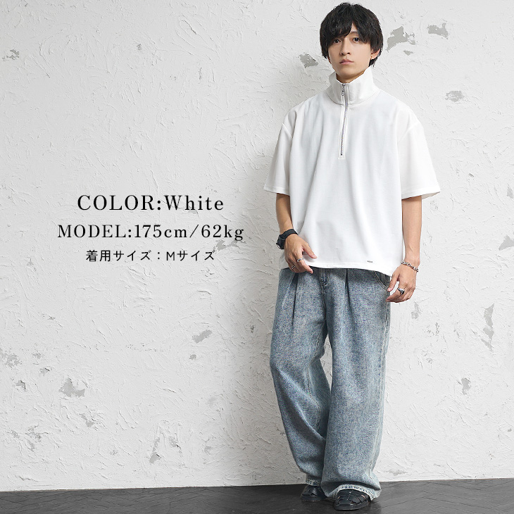 【近年モデル✨】【XXS】BURBERRY ハーフジップ ポロシャツ メンズ MinoriTY（マイノリティ） ハーフジップ ポロシャツ メンズ オーバー