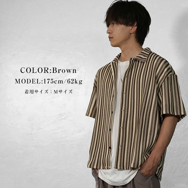 MinoriTY シャツ メンズ 半袖 オーバーサイズシャツ レース MinoriTY シャツ メンズ 半袖 オーバーサイズシャツ レース