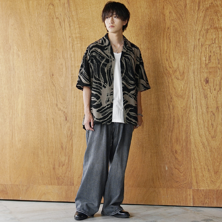 MinoriTY 【2点購入で10％オフ】 オーバーサイズ シャツ メンズ
