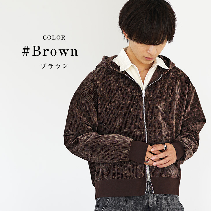 MinoriTY（マイノリティ） パーカー メンズ 厚手 ジップ ショート丈