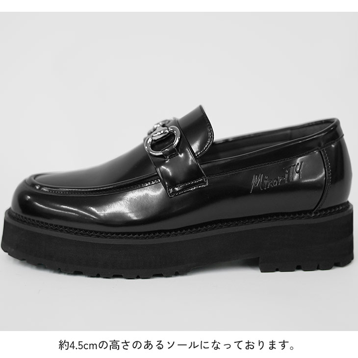 MinoriTY（マイノリティ） ローファー メンズ 厚底 きれいめ ビット