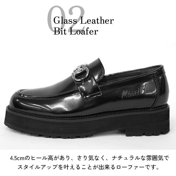 MinoriTY（マイノリティ） ローファー メンズ 厚底 きれいめ ビット