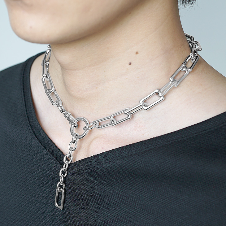 HERON PRESTON マルチチェーン ネックレス チョーカー Heron Preston