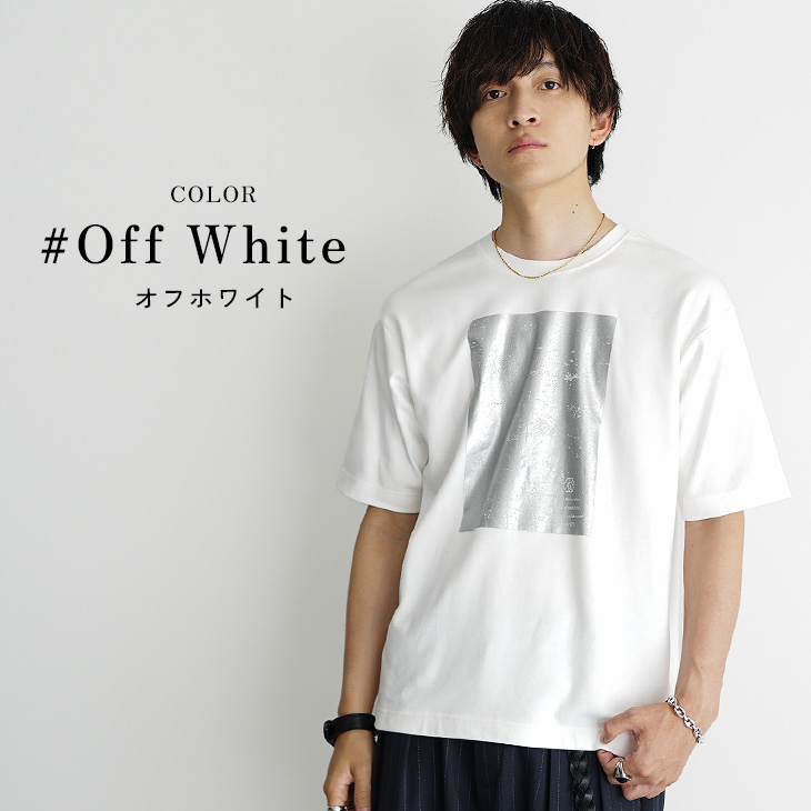 MinoriTY tシャツ メンズ 半袖 半袖tシャツ プリントtシャツ 箔
