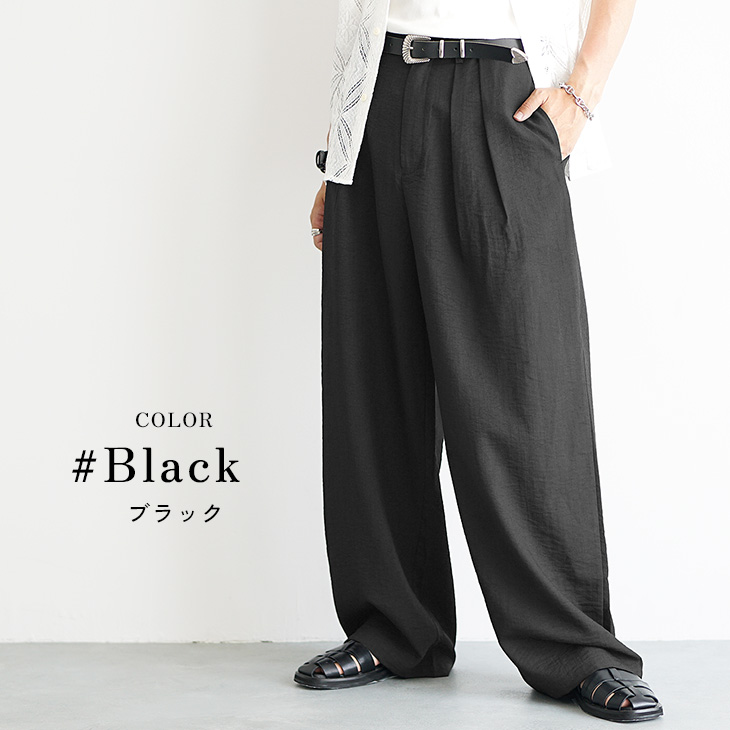 MinoriTY（マイノリティ） ワイドパンツ メンズ バルーンパンツ リネン