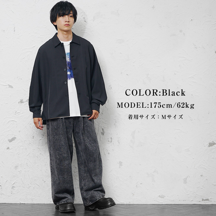 MinoriTY（マイノリティ） オーバーサイズ メンズ 長袖シャツ ビッグ