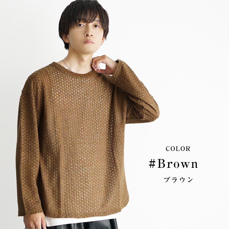 MinoriTY（マイノリティ） オーバーサイズ tシャツ 長袖 ロンt シアー