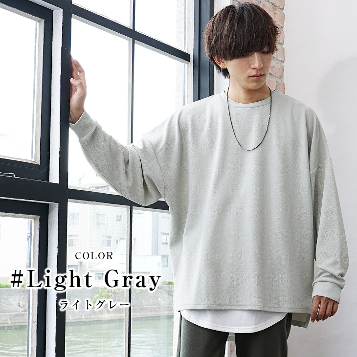 MinoriTY（マイノリティ） オーバーサイズ tシャツ 薄手 メンズ 長袖