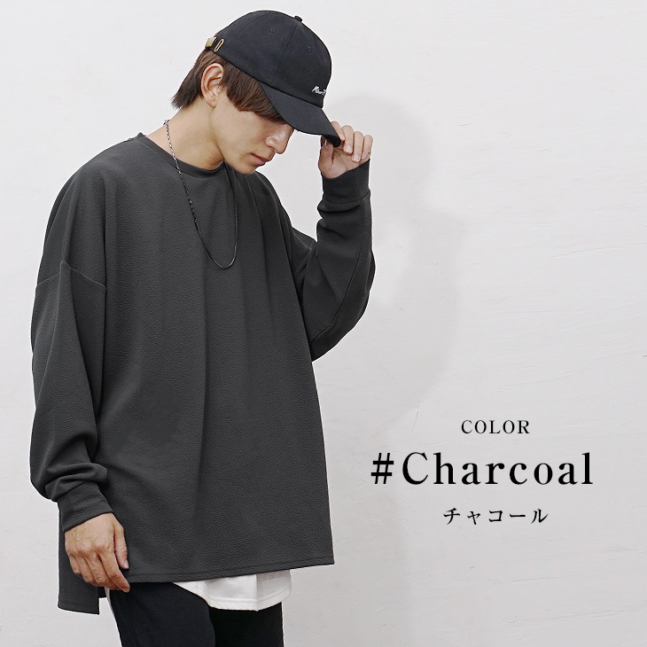 オーバーサイズ tシャツ 薄手 メンズ 長袖 ロンT 大きいサイズ tシャツ 半袖 速乾 無地 ビッグシルエット 6分袖 マイノリティ minority | MinoriTY | 09