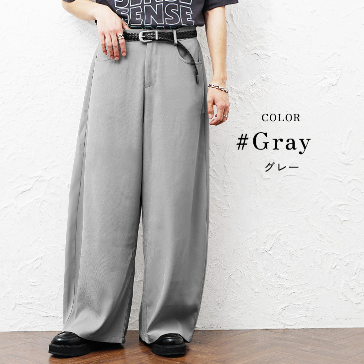 MinoriTY（マイノリティ） スラックス メンズ ワイドパンツ カーブ