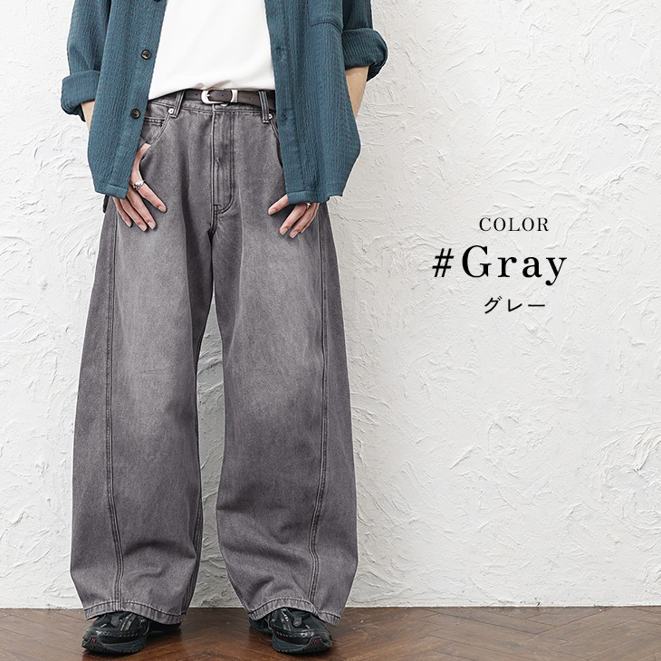 MinoriTY（マイノリティ） デニムパンツ メンズ カーブデニム ブルー