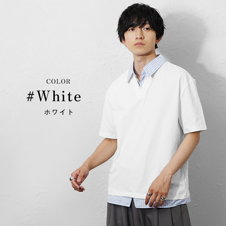 MinoriTY（マイノリティ） シャツ 半袖 メンズ レイヤード Tシャツ