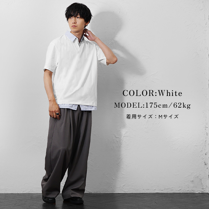 MinoriTY（マイノリティ） シャツ 半袖 メンズ レイヤード Tシャツ