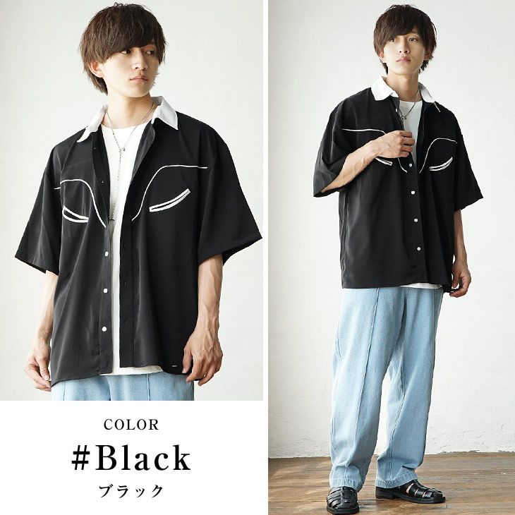 MinoriTY オーバーサイズ 半袖シャツ メンズ ビッグシルエット