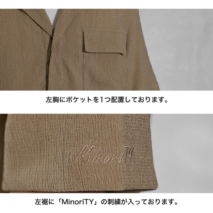 MinoriTY Select 楊柳5分袖ポロシャツ+アンクルパンツ(ssq7840a)｜minority92｜15