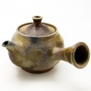 備前焼 宝瓶 摘み 土筆 作者 作窯 石田育男 bizen_chaki_20241012-1