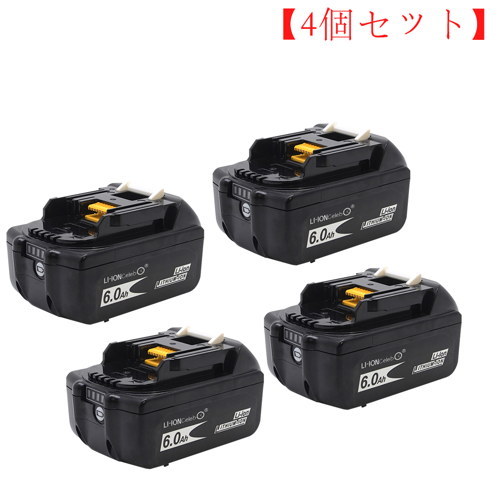 minshi 18v 6.0Ah BL1860B 電動工具用 バッテリー 互換バッテリーWHH