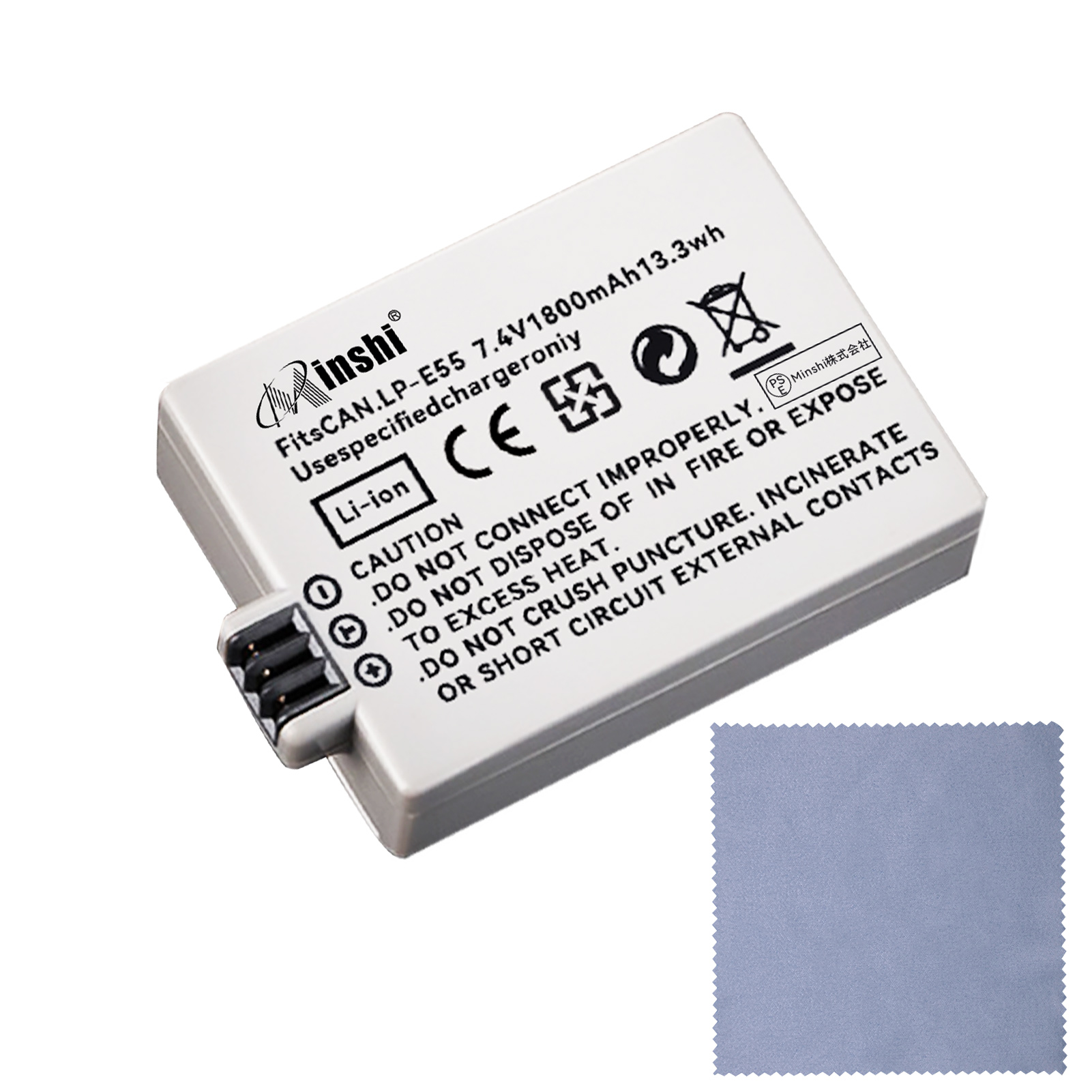 新品 CANON EOS Kiss X3 互換バッテリー【1800mAh 7.4V】 1年保証 リチウムイオンバッテリー デジタルカメラ デジカメ 充電池