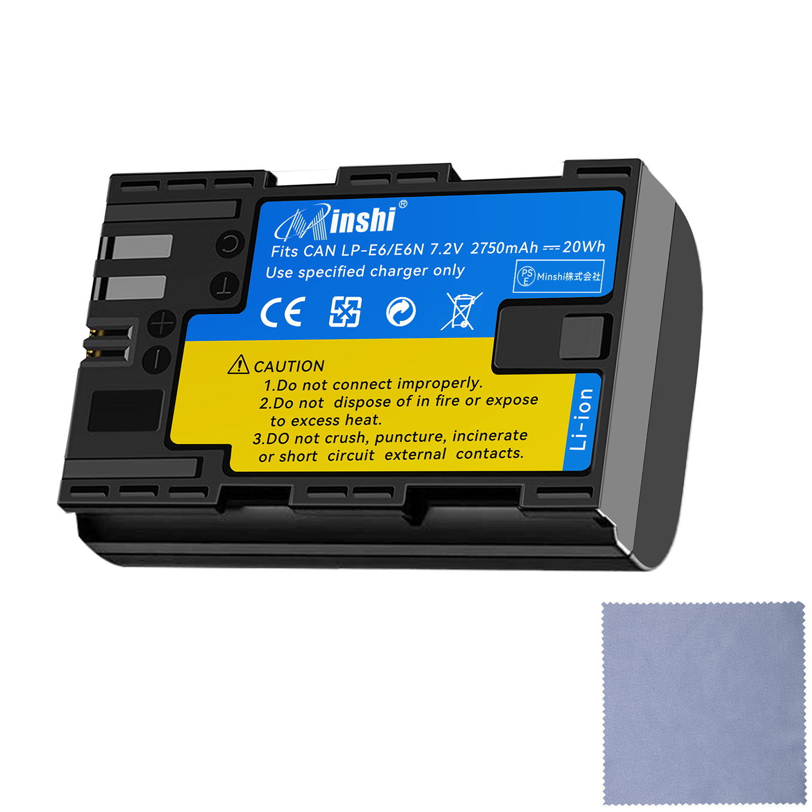 ۡաminshi Canon LP-E6NH 2700mAh 7.2V ۹ʼLP-E6NHLP-E6NHߴХåƥ꡼WGZ