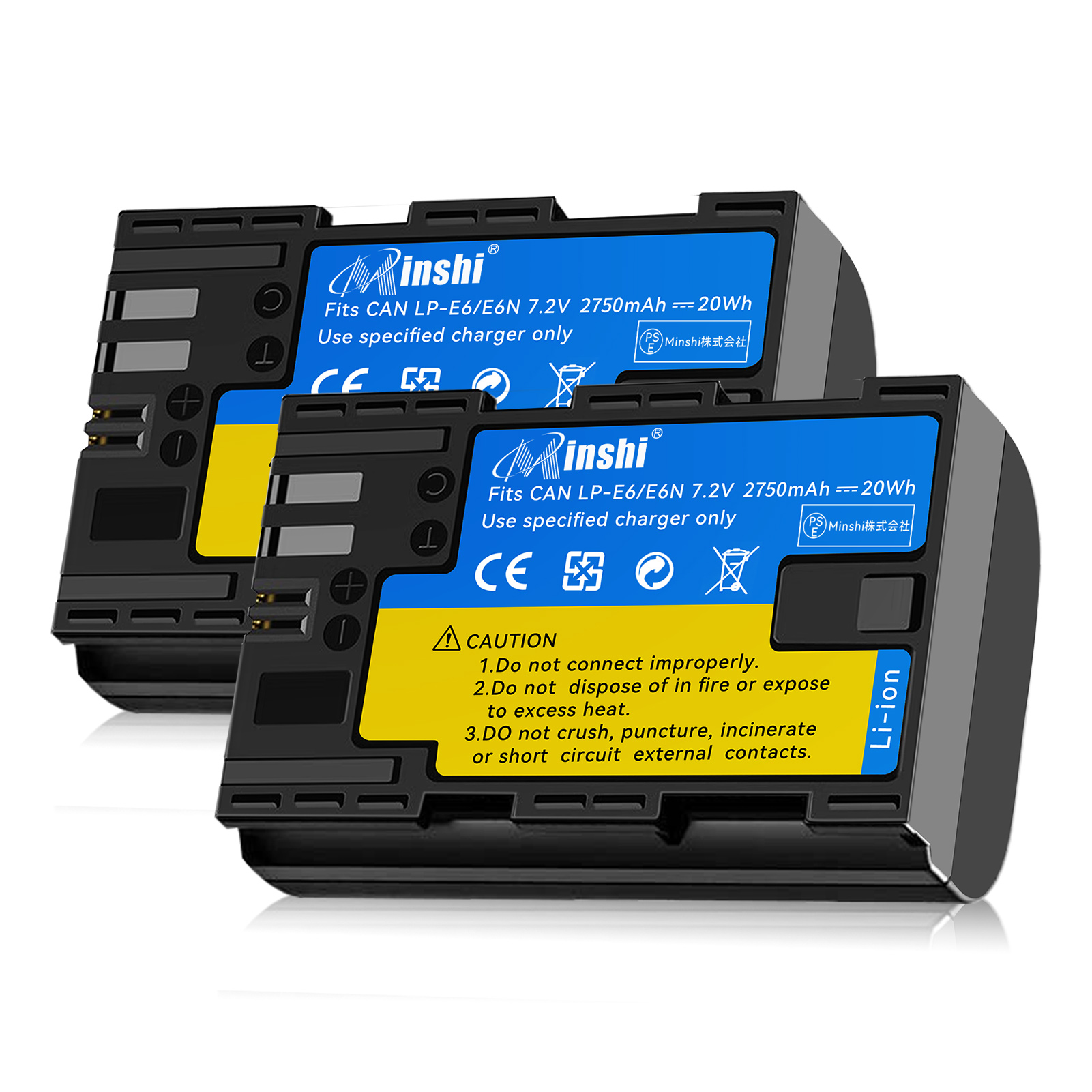 ڣĥåȡminshi Canon LP-E6NH 2700mAh 7.2V ۹ʼLP-E6NHLP-E6N LP-E6ߴХåƥ꡼PHB