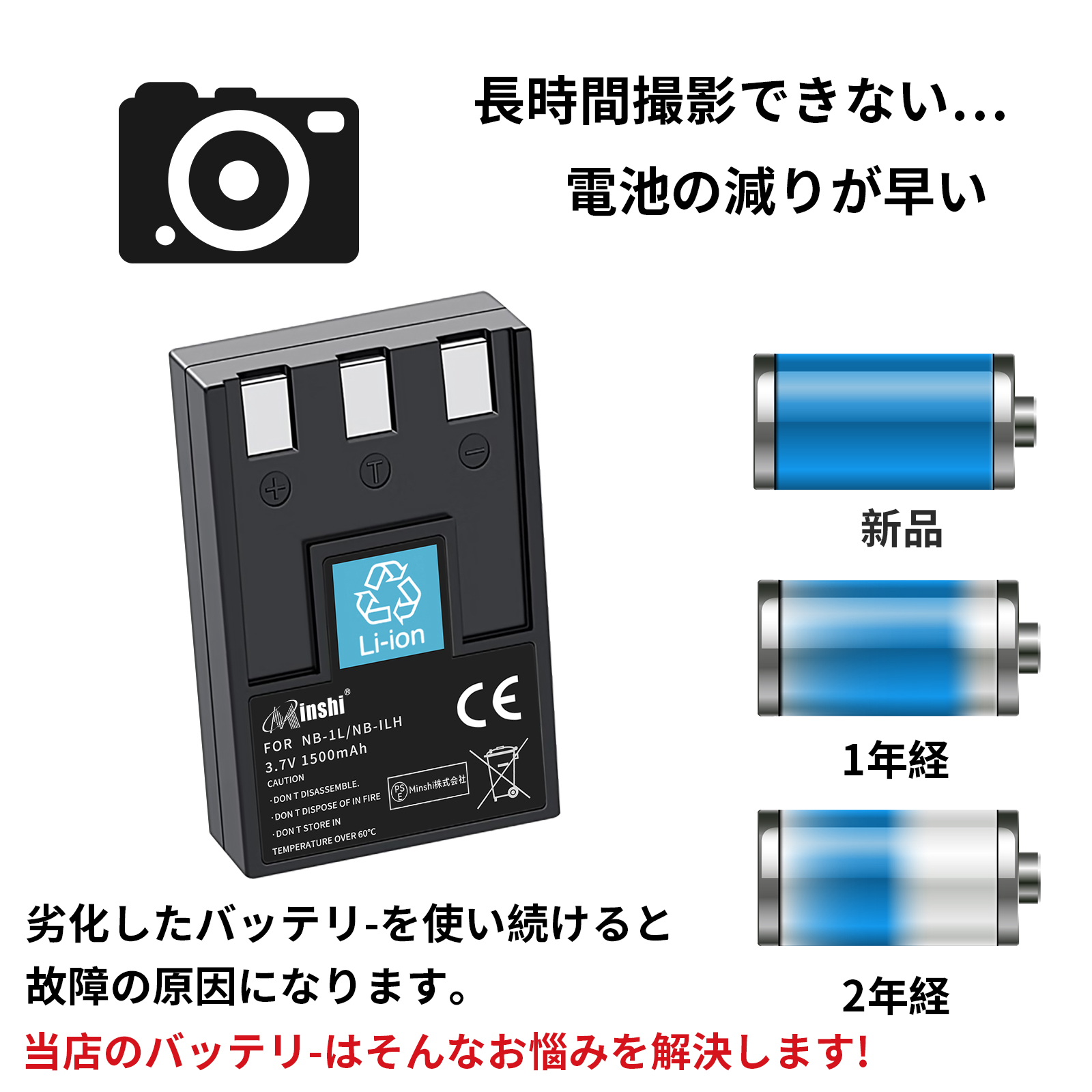 ixy200 バッテリーのおすすめ人気商品一覧 通販 - Yahoo!ショッピング