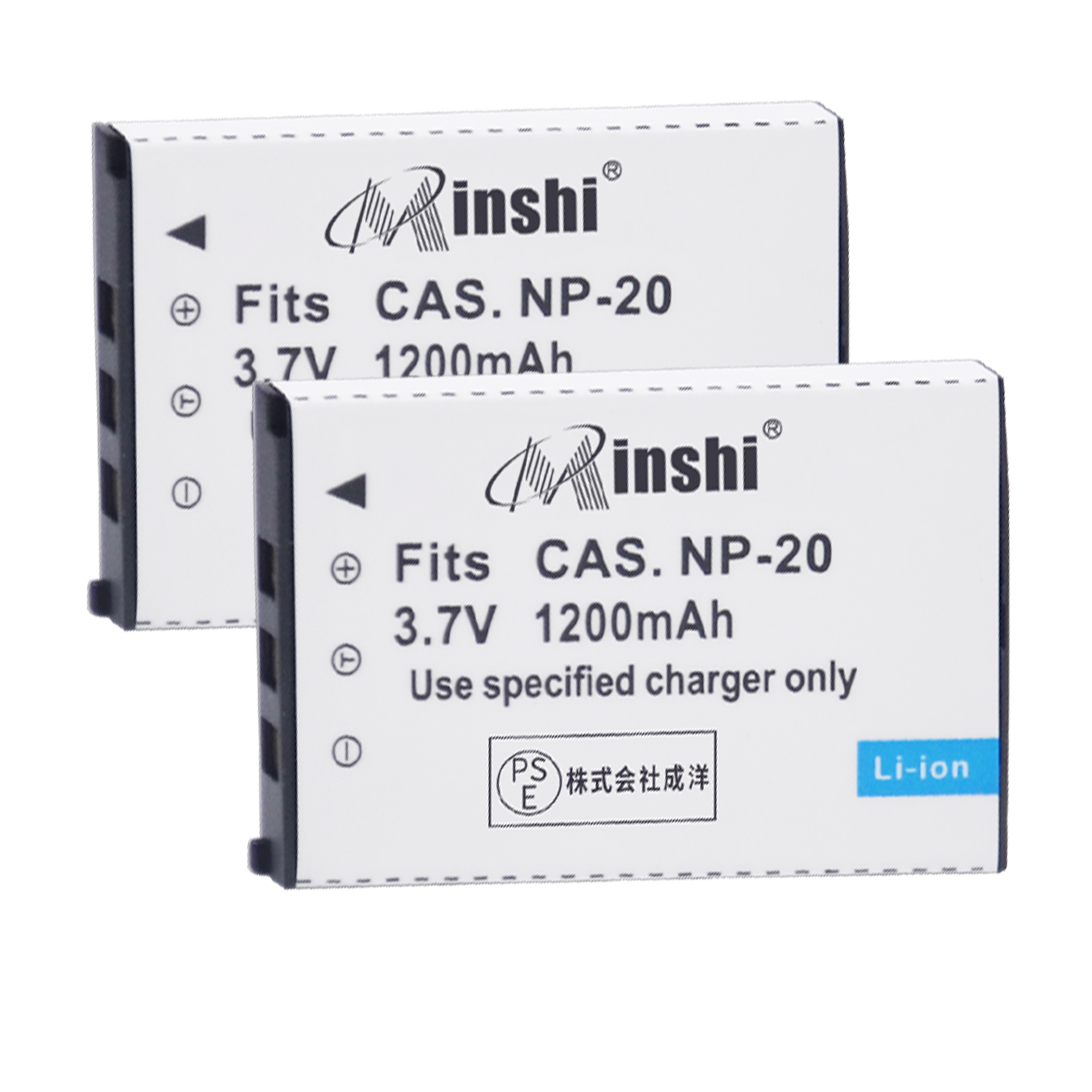 【２個セット】minshi EXLIM EX-Z3【1200mAh 3.7V】PSE認定済 高品質 交換用バッテリー｜minshi