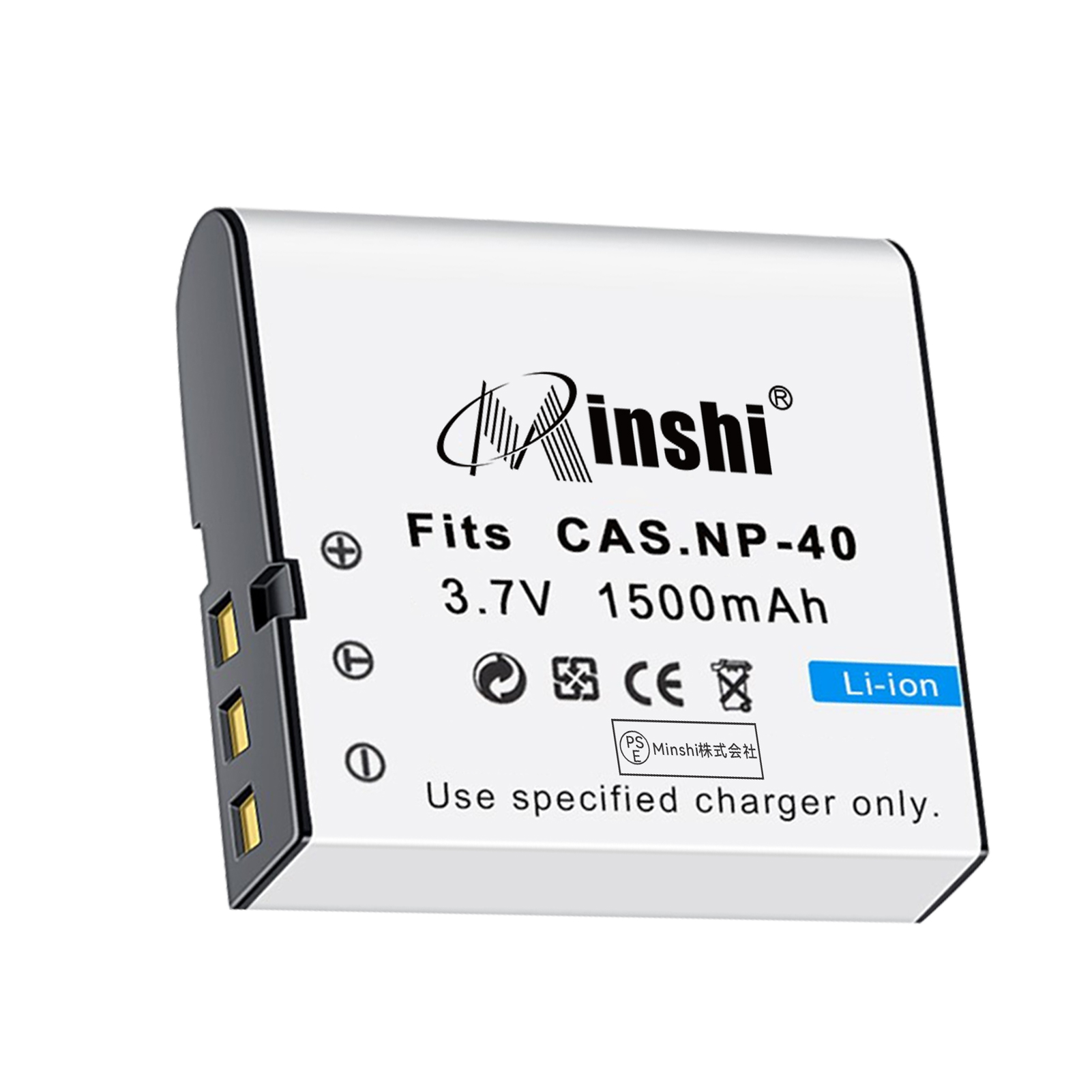 【1年保証】minshi Caiso NP-40  NP-40【1500mAh 3.7V】PSE認定済 高品質NP-40NP-40互換バッテリーPHB