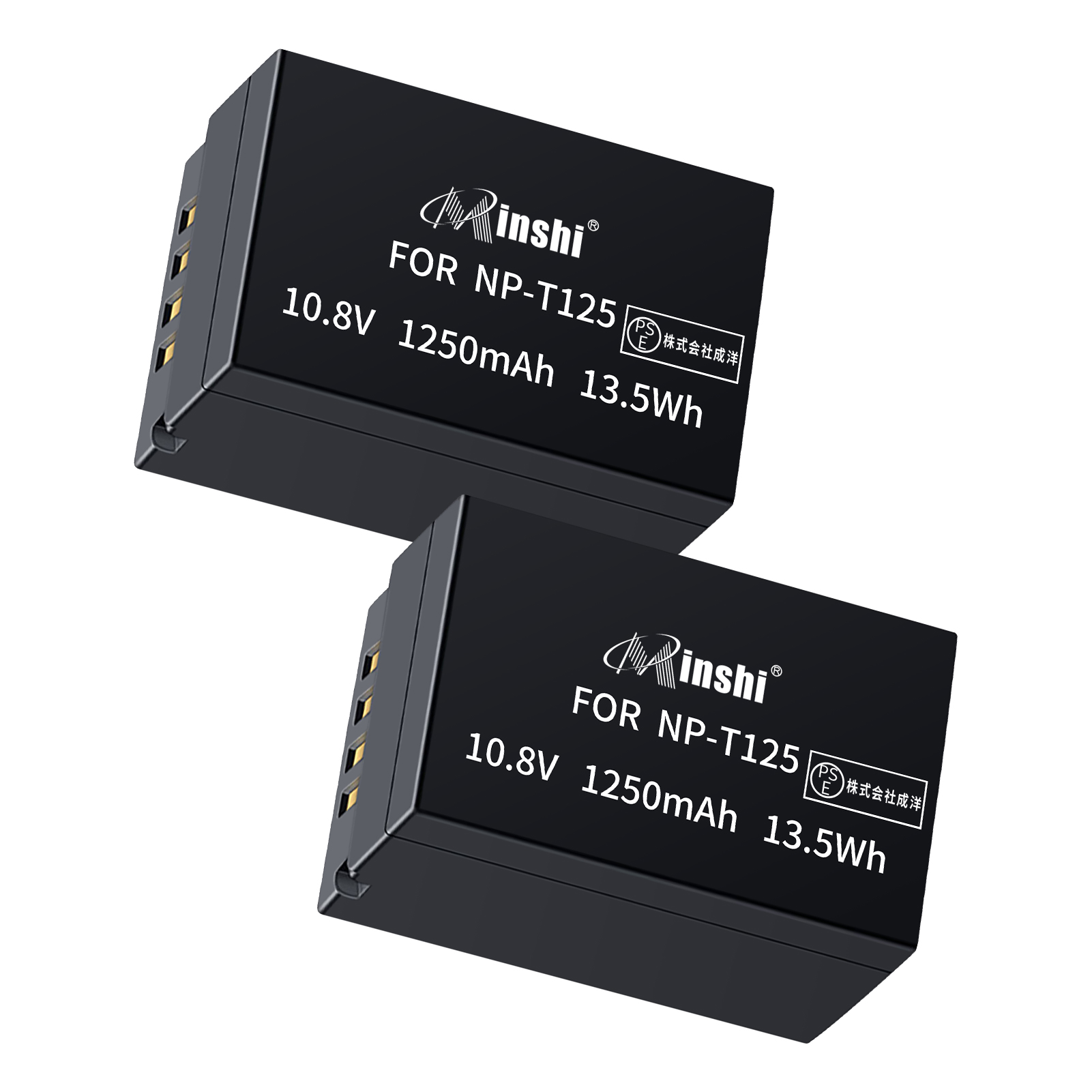 【２個セット】minshi NP-T125【1250mAh 10.8V】 高品質 交換用バッテリー｜minshi