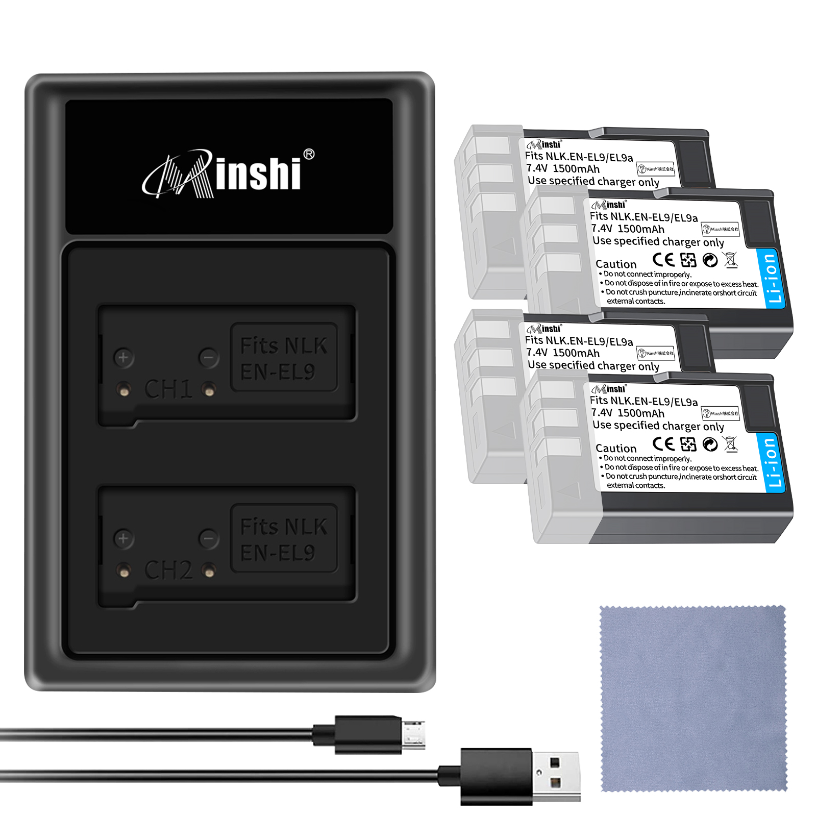  EN-EL9e ߴХåƥ꡼1500mAh 7.4V 1ǯݾ ।Хåƥ꡼ ǥ륫 ǥ 