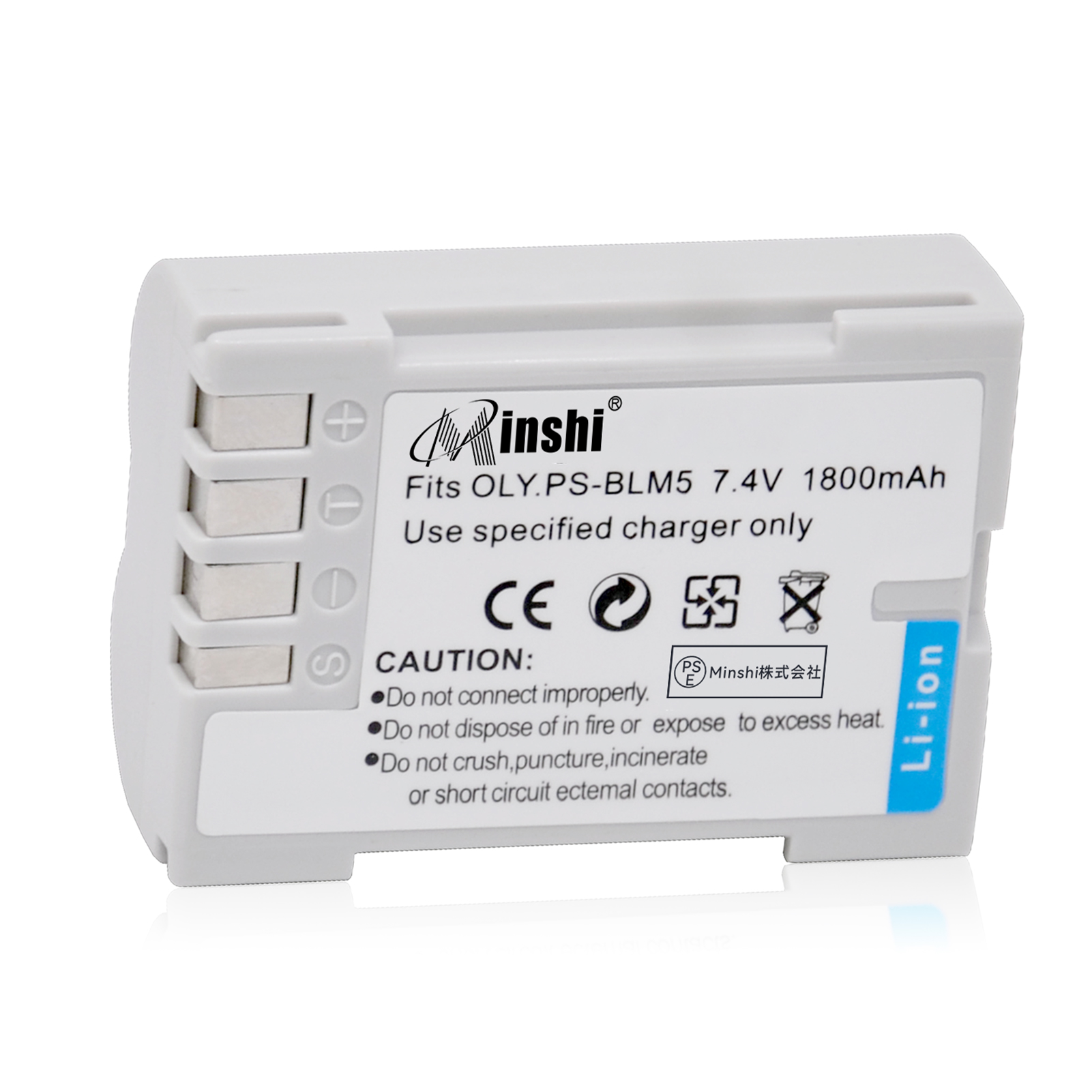 【1年保証】minshi E-1 E-3【1800mAh 7.4V】PSE認定済 高品質 交換用バッテリー