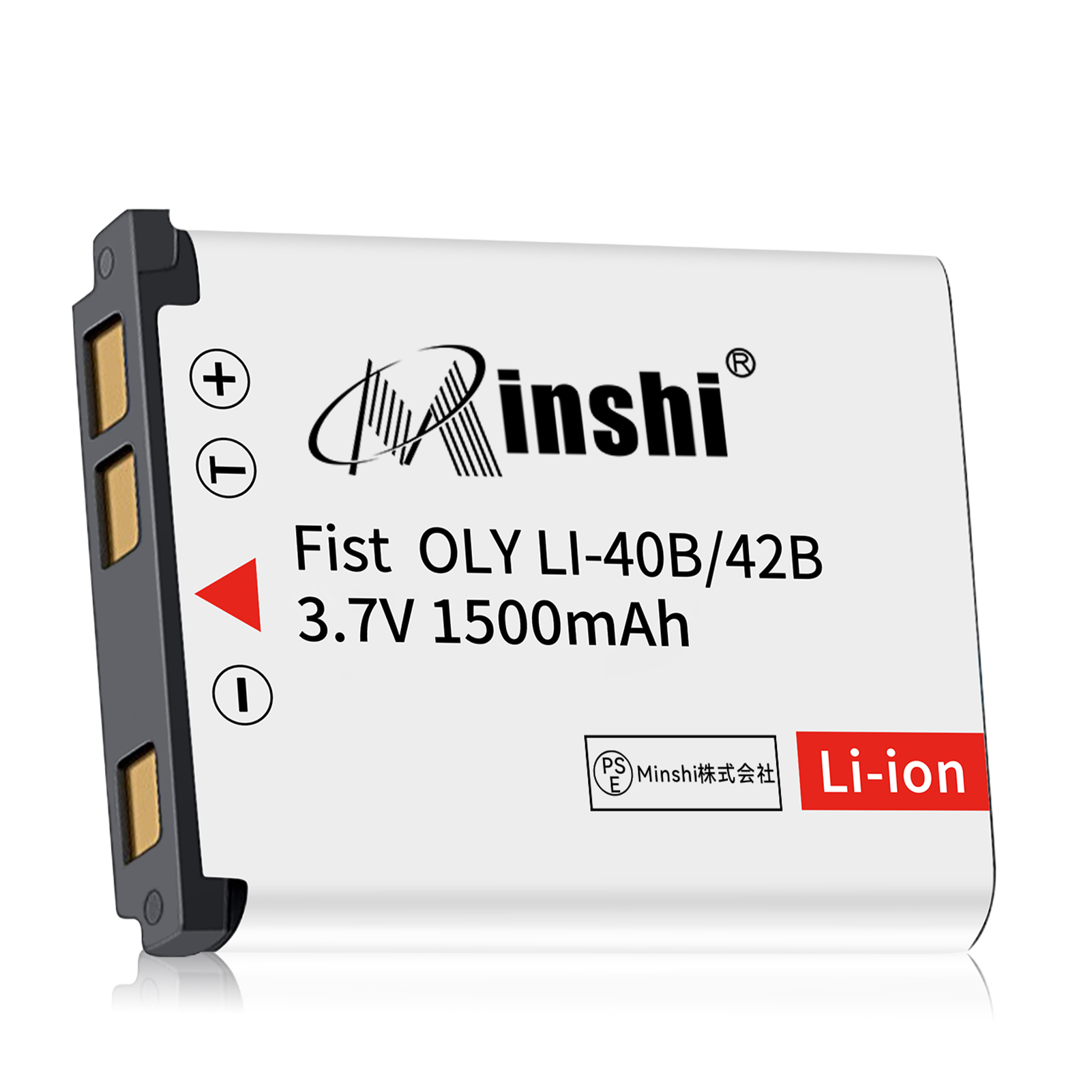 【期間限定 3%OFF】【1年保証】minshi FinePix XP60【1500mAh 3.7V】PSE認定済 高品質LI-42B互換バッテリーWGZ