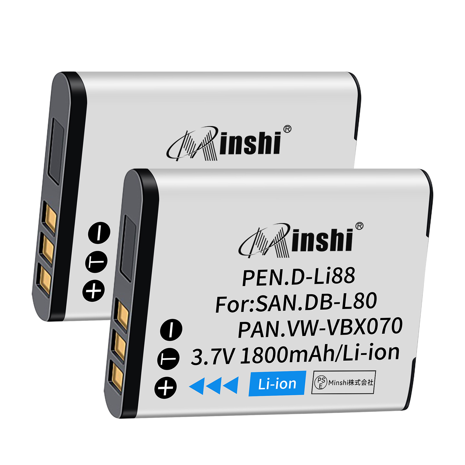 ڣĥåȡminshi Optio WS801800mAh 3.7VPSEǧ ʼ VW-VBX070ߴХåƥ꡼WHG